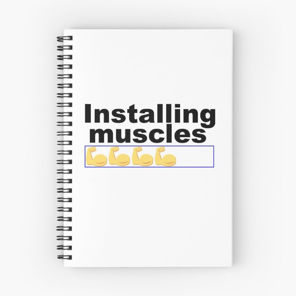 Item preview, Installing muscles emoji designed and sold by ScrappyDesigns.