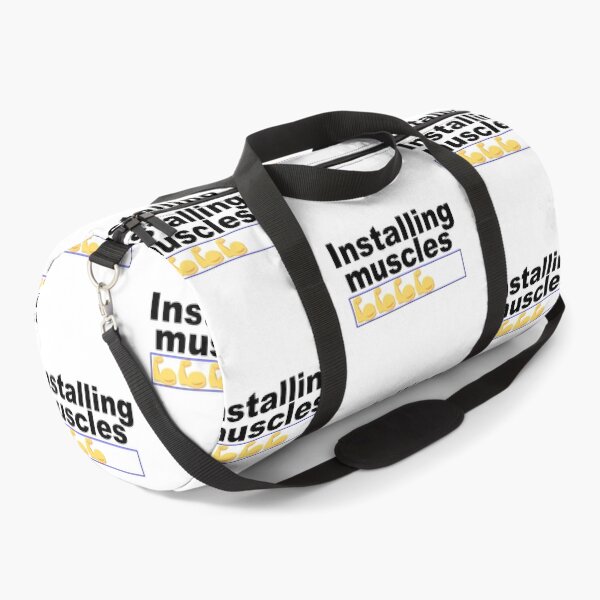 Item preview, Installing muscles emoji designed and sold by ScrappyDesigns.