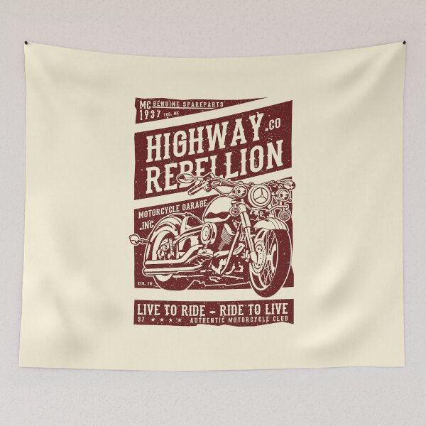 Item preview, Highway Rebellion. Live To Ride - Ride To Live. designed and sold by wkyip79.