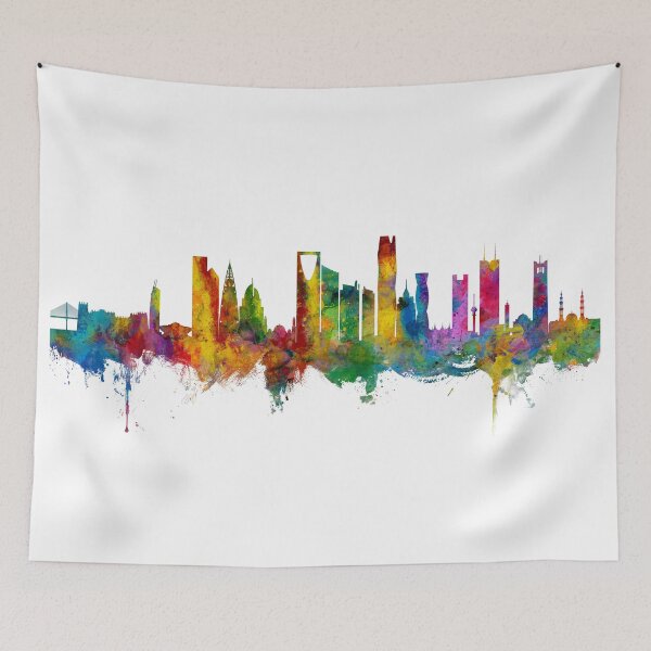 Item preview, Riyadh Saudi Arabia Skyline designed and sold by ArtPrints.