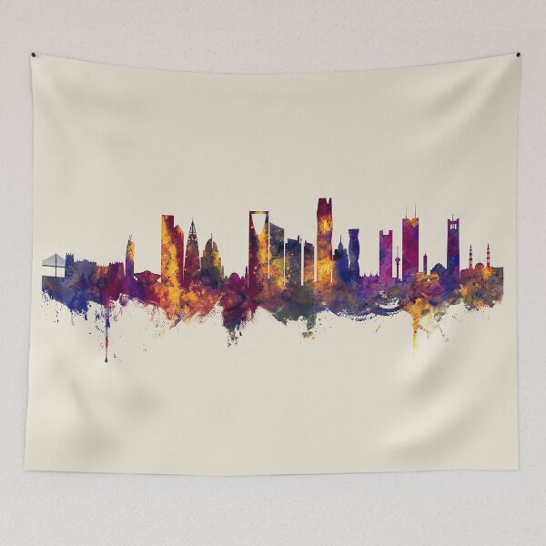 Item preview, Riyadh Saudi Arabia Skyline designed and sold by ArtPrints.