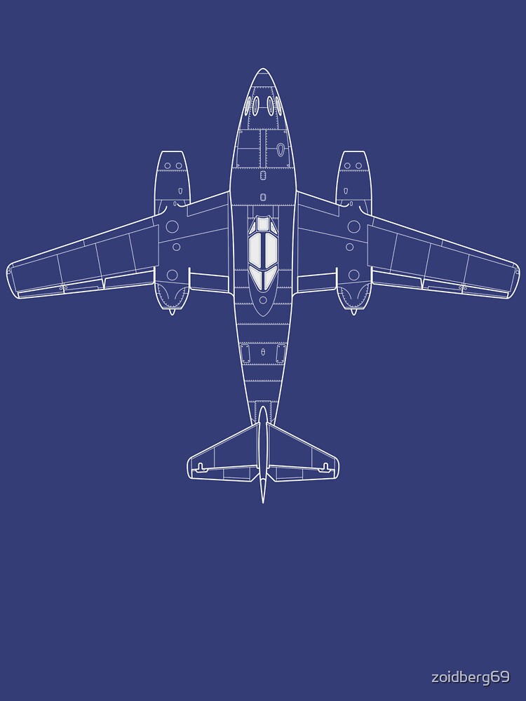 messerschmitt 262 blueprint