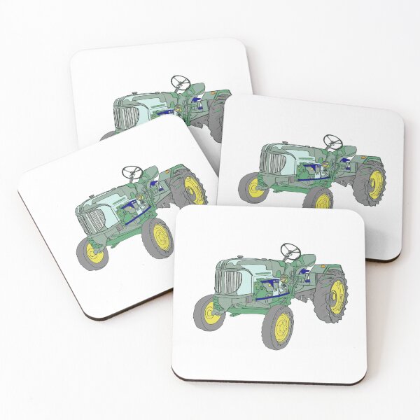 Item preview, Green Vintage Tractor designed and sold by Blertz.