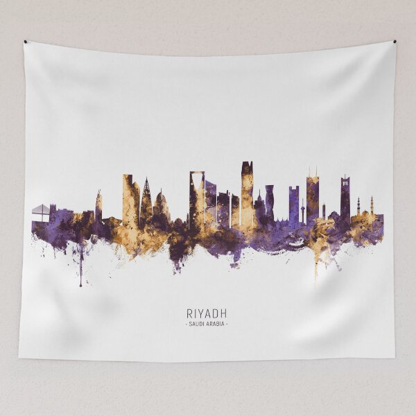 Item preview, Riyadh Saudi Arabia Skyline designed and sold by ArtPrints.