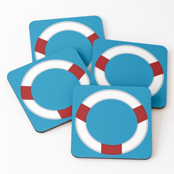 Item preview, Lifebuoy in white and red designed and sold by Alex Barth.