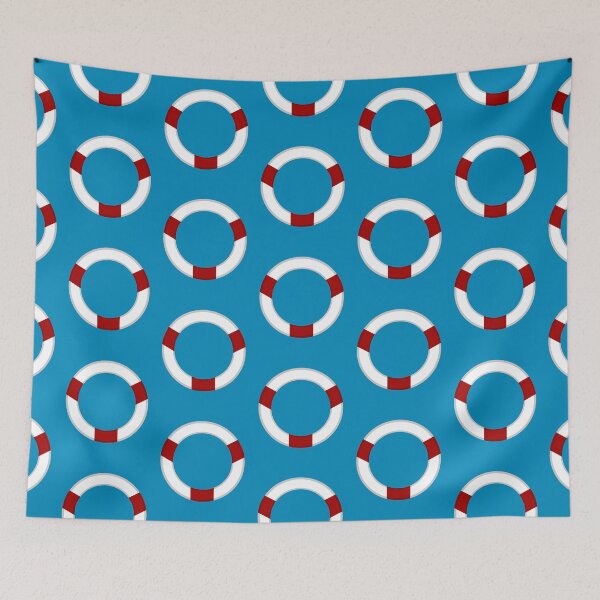 Item preview, Lifebuoy in white and red designed and sold by Alex Barth.