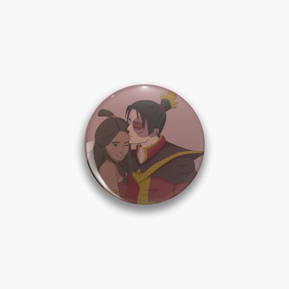 Zuko and Katara Forehead Kiss poster