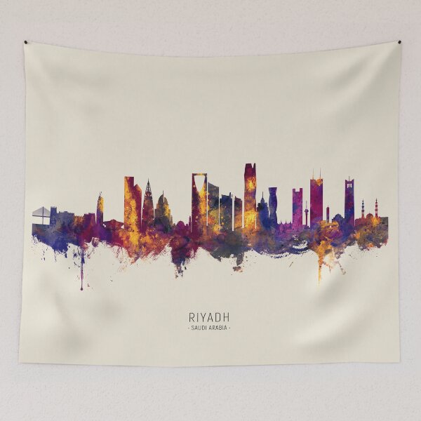 Item preview, Riyadh Saudi Arabia Skyline designed and sold by ArtPrints.