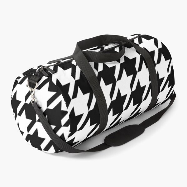 Houndstooth Large Classic Pattern Duffle Bag
