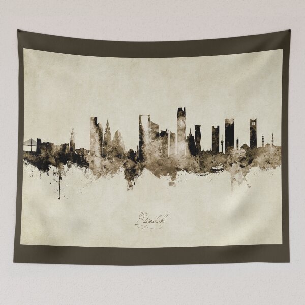 Item preview, Riyadh Saudi Arabia Skyline designed and sold by ArtPrints.