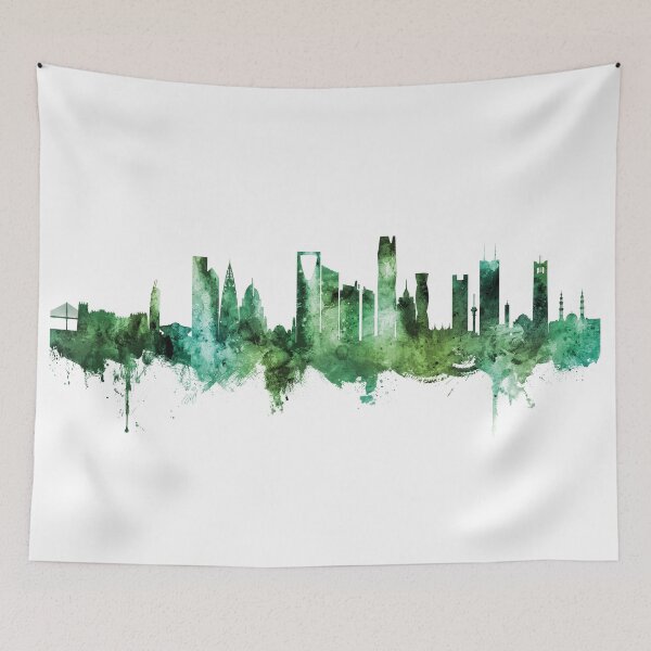 Item preview, Riyadh Saudi Arabia Skyline designed and sold by ArtPrints.