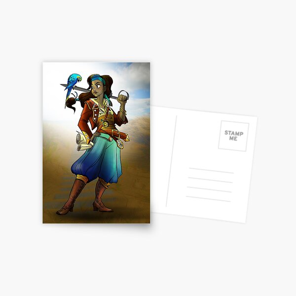 Artemis Hunt, Pirate Captain Postcard