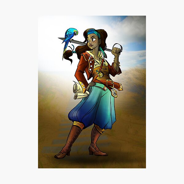 Artemis Hunt, Pirate Captain Photographic Print