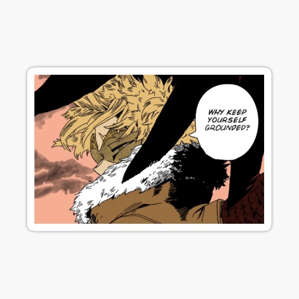 BNHA Hawks Soar Sticker