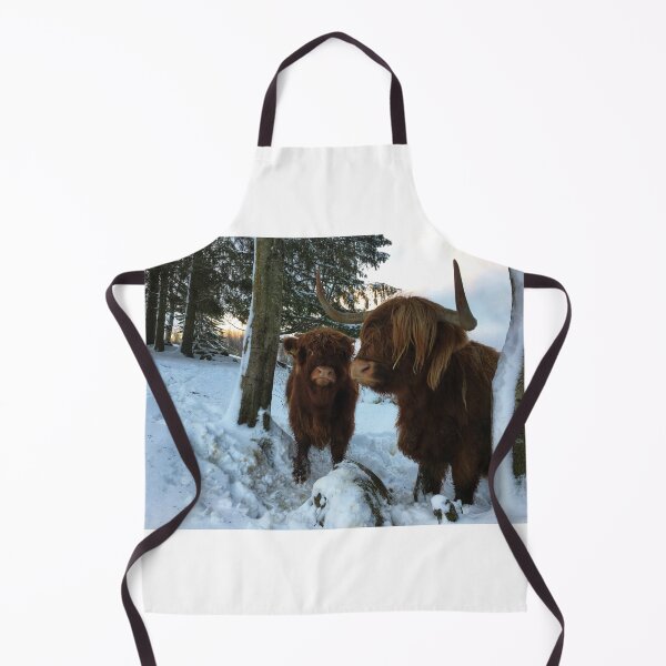Item preview, Scottish Highland Cattle Cow and Calf 1621 designed and sold by SaarelaHighland.
