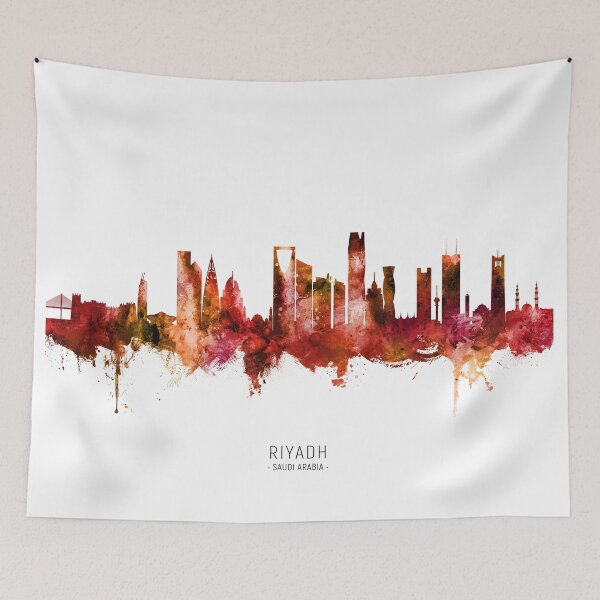 Item preview, Riyadh Saudi Arabia Skyline designed and sold by ArtPrints.