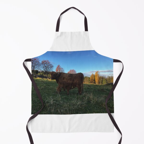 Item preview, Scottish Highland Cattle Cow and Calf 1570 designed and sold by SaarelaHighland.