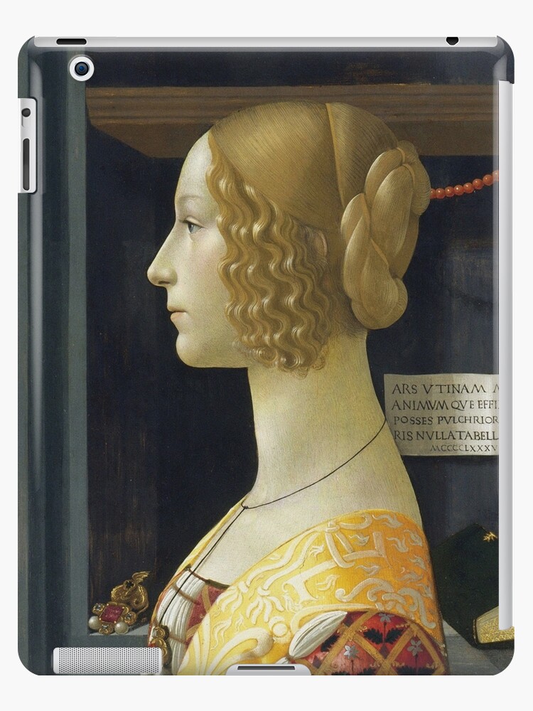 Domenico Ghirlandaio Portrait of Giovanna Tornabuoni Laptop Sleeve.