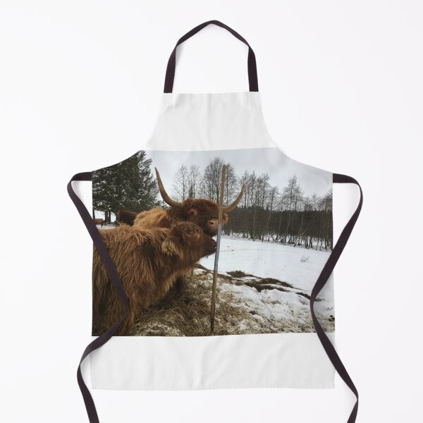 Item preview, Scottish Highland Cattle Cow and Calf 1290 designed and sold by SaarelaHighland.