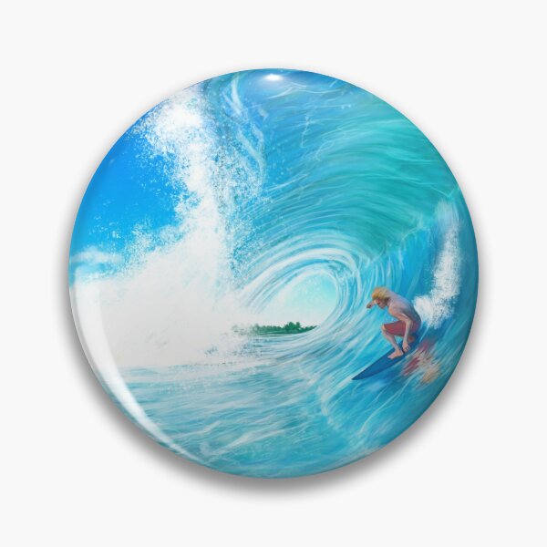 Aperçu de l'œuvre  surfer sur les vagues créée et vendue par LJSnow.
