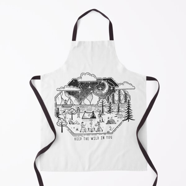 Item preview, Go Wild Camping Illustration designed and sold by swcreation.