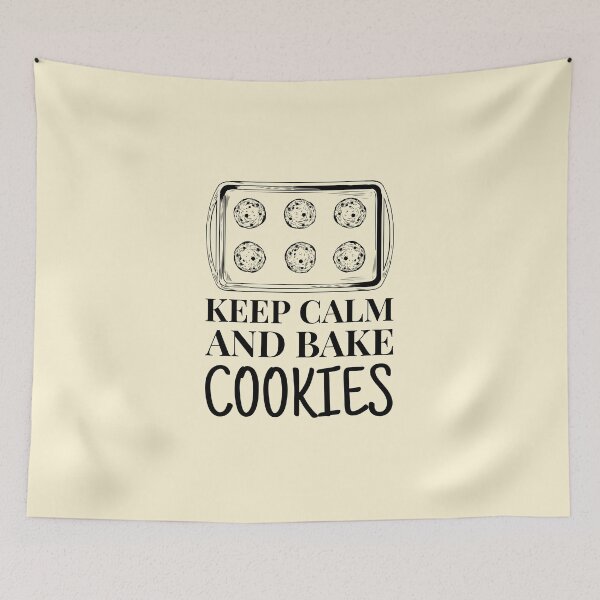 Item preview, Keep Calm And Bake Cookies Oven Tray designed and sold by quoteology.