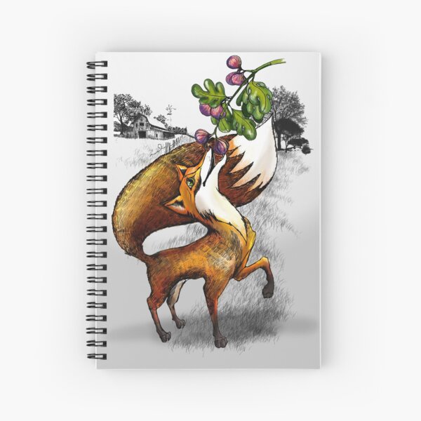 Frida the Fox Spiral Notebook