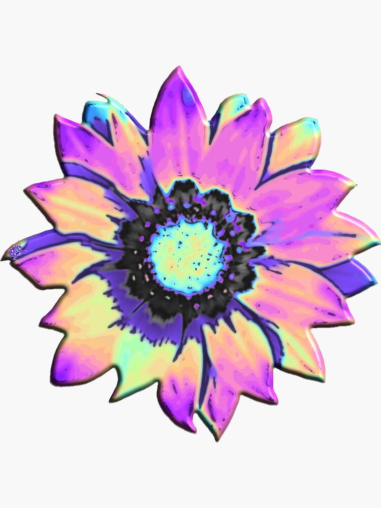 Thumbnail 3 of 3, Sticker, Wild Flower designed and sold by dinaaaaaah.