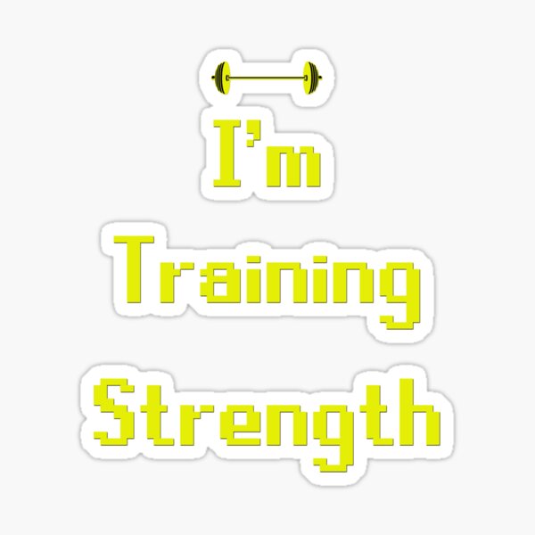 TRAINING STRENGTH Sticker