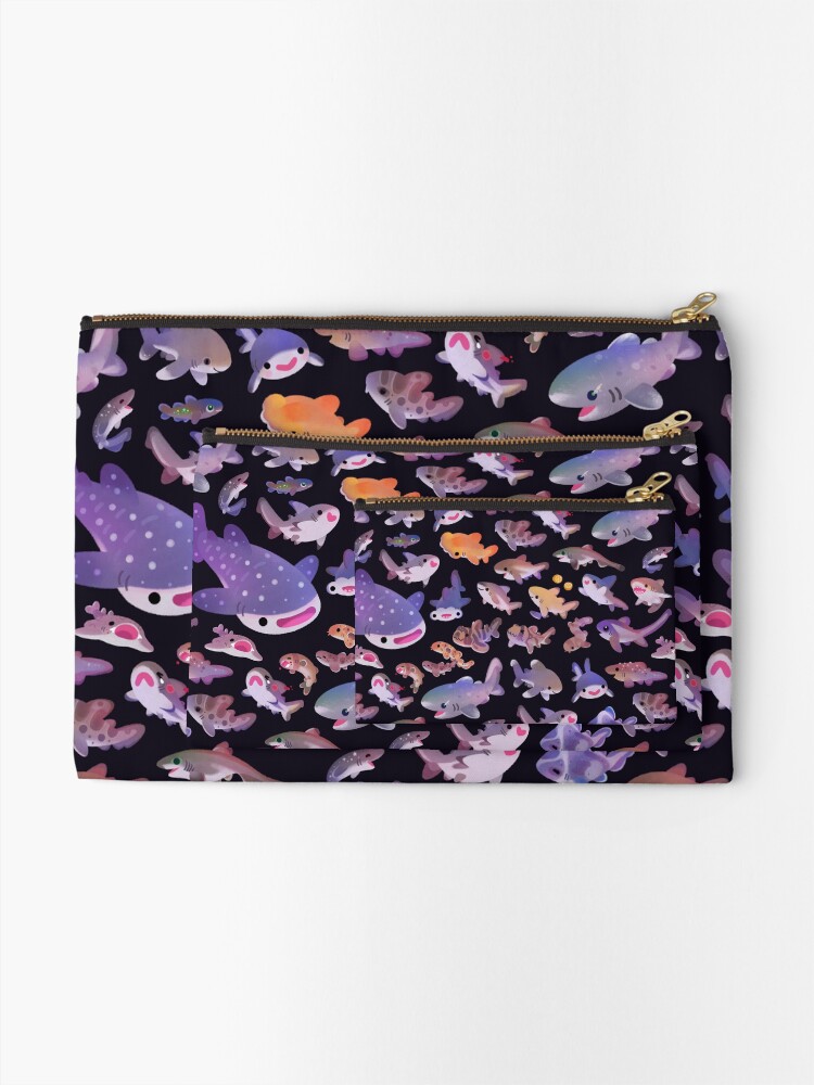 Alternate view of Shark day 2 Zipper Pouch