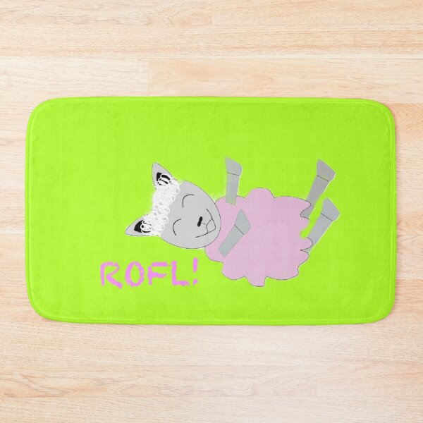 Item preview, Text quotes ROFL! Sheep word slang fun teenage phrase Roll on floor laughing designed and sold by Julieford.