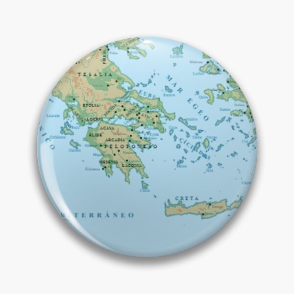 Item preview, Greece Map designed and sold by AsKartongs.
