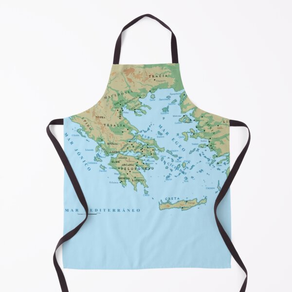 Item preview, Greece Map designed and sold by AsKartongs.