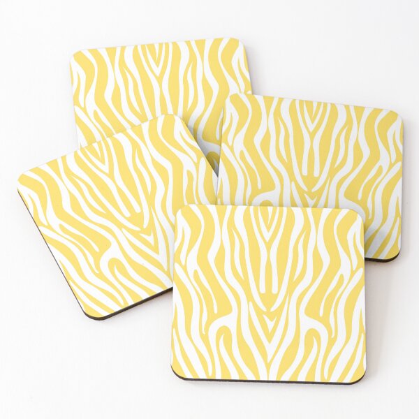 Item preview, Yellow and White Zebra Print designed and sold by mhicks23.