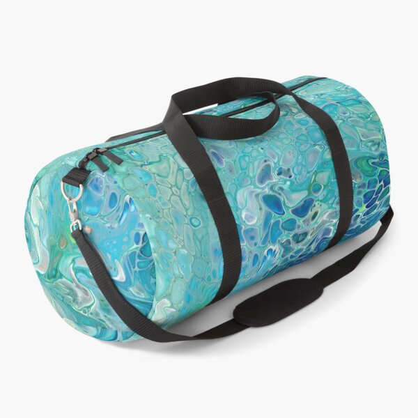 Item preview, Paint pour marbled turquoise blues designed and sold by kittyvdheuvel.
