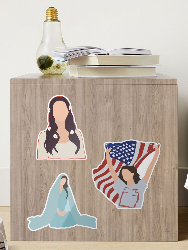 WillettaStore Lana Del Rey Stickers (3 Pcs/Pack) – ToysCentral