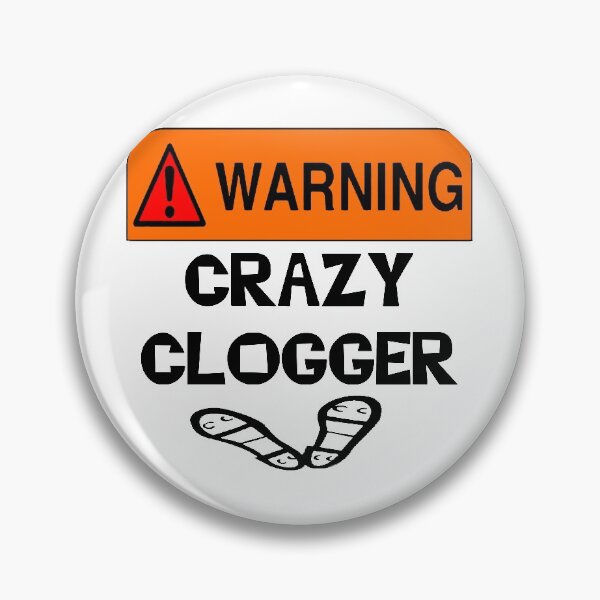 Item preview, Crazy Clogger BLK designed and sold by Square Dancing Gifts & Merchandise.