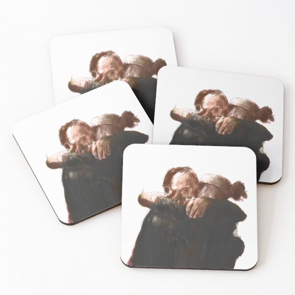 Item preview, Marcelo Bielsa and Kalvin Phillips embrace, white version designed and sold by Tom Woodhead.
