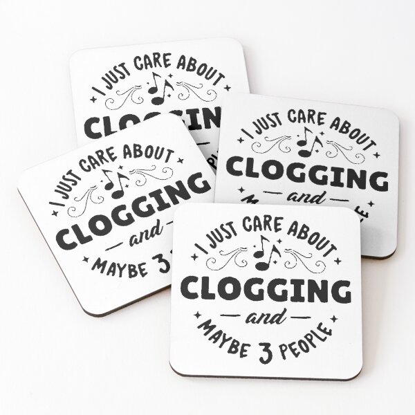 Item preview, CLOG CARE BLK designed and sold by Square Dancing Gifts & Merchandise.