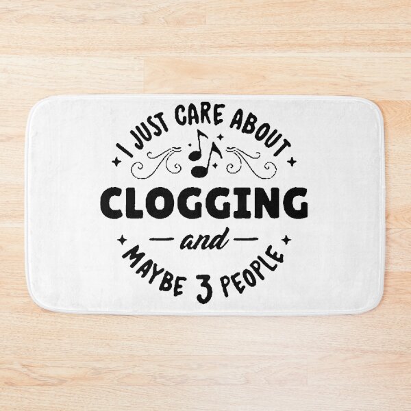Item preview, CLOG CARE BLK designed and sold by Square Dancing Gifts & Merchandise.