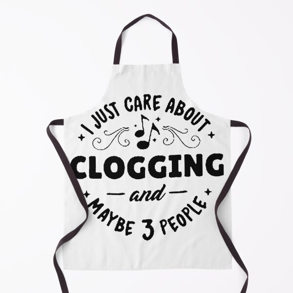 Item preview, CLOG CARE BLK designed and sold by Square Dancing Gifts & Merchandise.