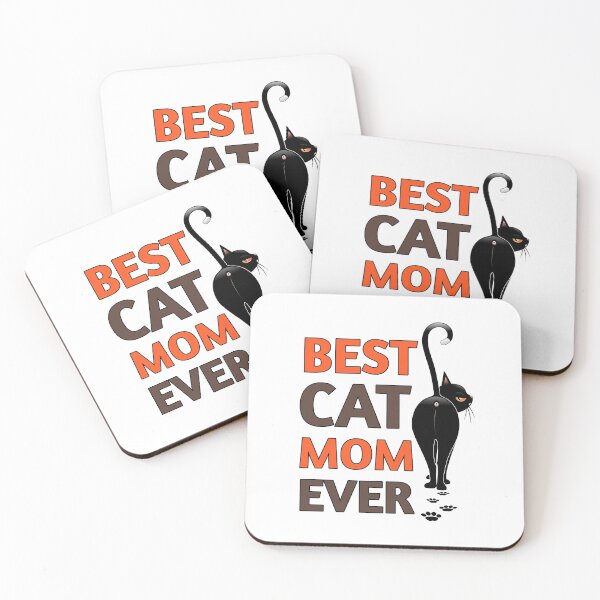 Item preview, Best cat mom ever designed and sold by TopDesignArt.