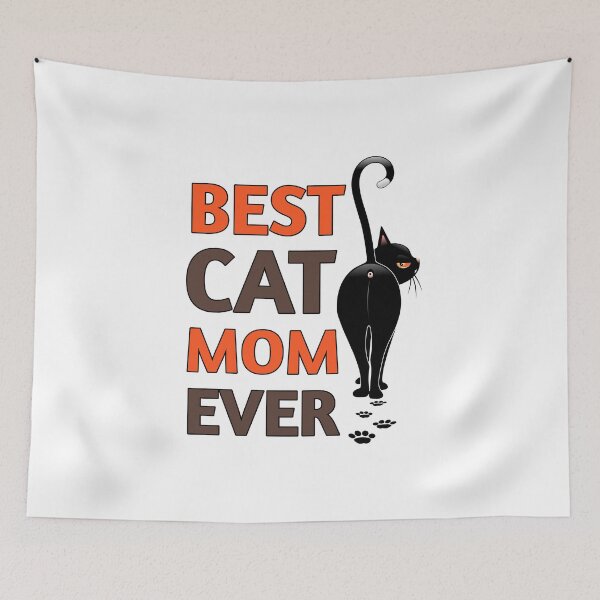 Item preview, Best cat mom ever designed and sold by TopDesignArt.