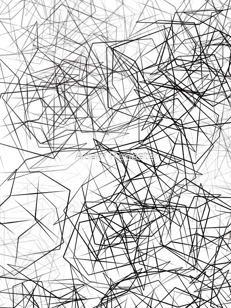 Thumbnail 4 of 4, iPhone Case, Polygon Abstract Pattern designed and sold by Adam Regester.
