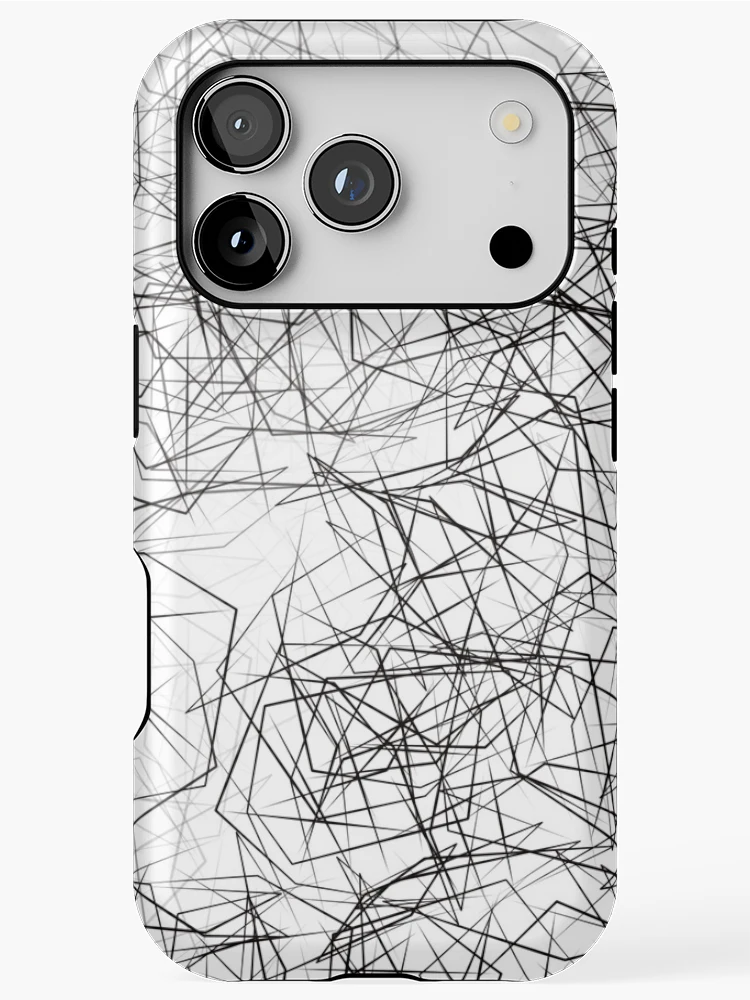 Thumbnail 1 of 4, iPhone Case, Polygon Abstract Pattern designed and sold by Adam Regester.