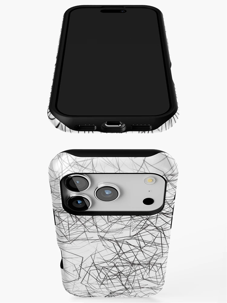 Thumbnail 3 of 4, iPhone Case, Polygon Abstract Pattern designed and sold by Adam Regester.