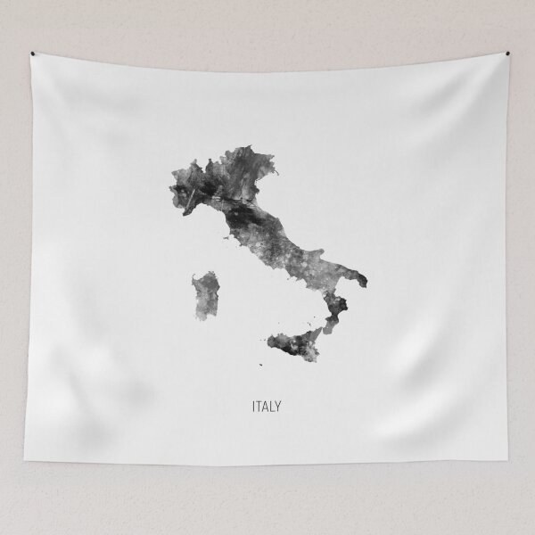 Item preview, Italy Watercolor Map designed and sold by ArtPrints.