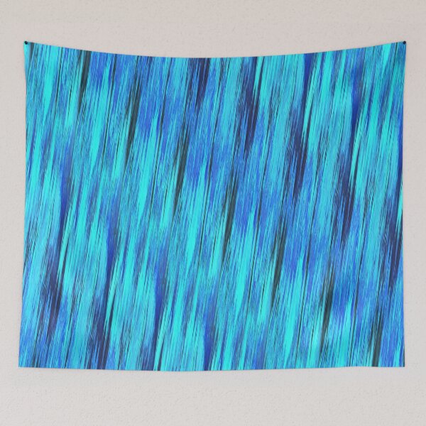 Item preview, Streaming Blue Metal designed and sold by Sybille-Yates.