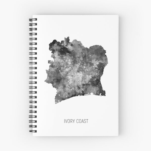 Item preview, Ivory Coast Watercolor Map designed and sold by ArtPrints.