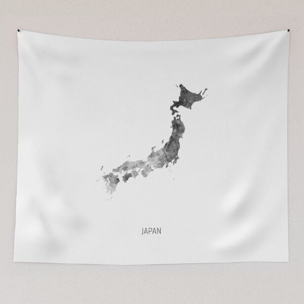 Item preview, Japan Watercolor Map designed and sold by ArtPrints.